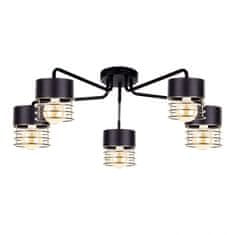 shumee Stropna svetilka 5xE27 ROYAL GOLD