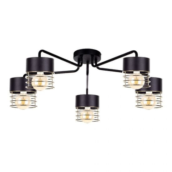 Greatstore Stropna svetilka 5xE27 ROYAL GOLD