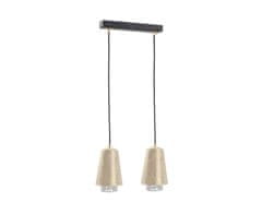 shumee Obesna svetilka 2xE27 MOLLY CRYSTAL GOLD