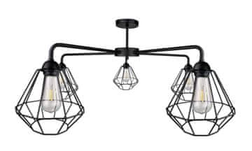 shumee Stropna svetilka 5xE27 FOSKAL BLACK