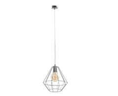 Greatstore Obesna svetilka 1xE27 FARO SILVER