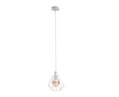 Greatstore Obesna svetilka 1xE27 FOSKAL WHITE