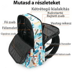 Dollcini nahrbtnik za prenosni računalnik, večnamenski nahrbtnik, vodoodporen, proti praskam, šola, potovanje, delo
