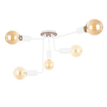 shumee Stropna svetilka 5xE27 NIXON WOOD WHITE