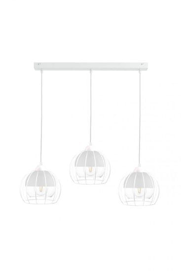 Greatstore 3xE27 Obesna svetilka SOLO WHITE