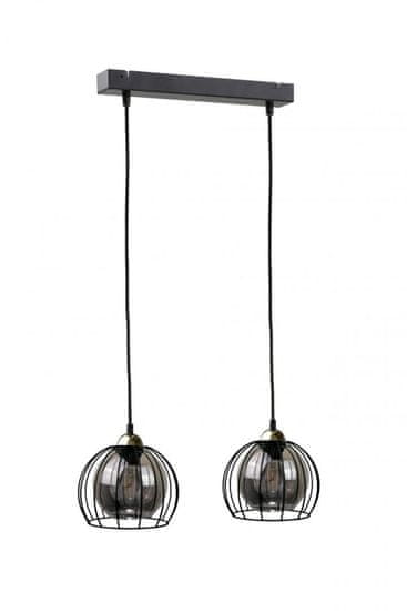 shumee Obesna svetilka 2xE27 SOLO BLACK/GOLD