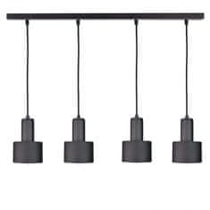 shumee Obesna svetilka 4xE27 LUCE BLACK