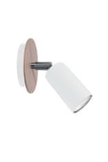 shumee Stenska svetilka 1xGU10 EYE WHITE WOOD
