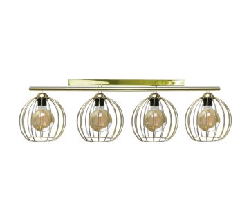 shumee Stropna svetilka 4xE27 BACCA GOLD