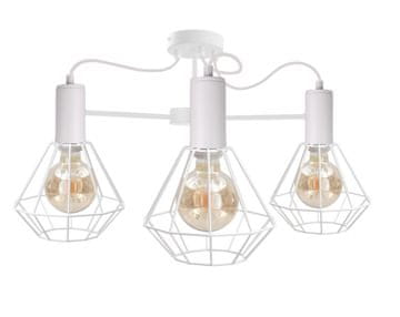 Greatstore Stropna svetilka 3xE27 LARS WHITE