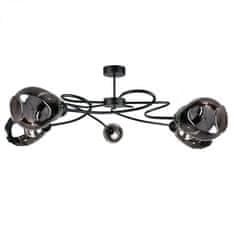 shumee Stropna svetilka 5xE27 ZAHRA BLACK