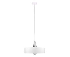 Greatstore Obesna svetilka 1xE27 EOS BELA/SREBRNA