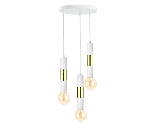 shumee 3xE27 MAGNUM BULB WHITE/GOLD viseča svetilka