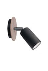 shumee Stenska svetilka 1xGU10 EYE BLACK WOOD