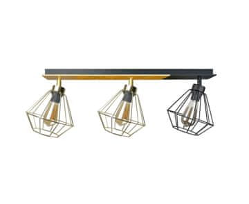 shumee Spot 3xE27 WESTA GOLD/BLACK III