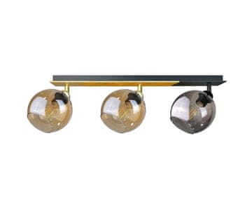 shumee Spot 3xE27 GRACE GOLD/BLACK III