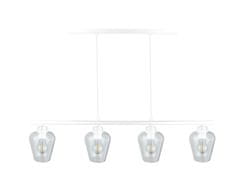 shumee Obesna svetilka 4xE27 FLOS WHITE LONG