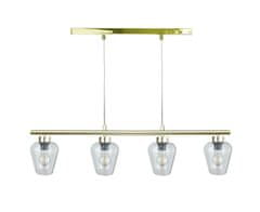 shumee Obesna svetilka 4xE27 FLOS GOLD LONG