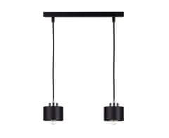 shumee Obesna svetilka 2xE27 SIMPLY BLACK/SILVER