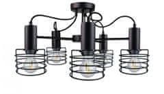 Greatstore Stropna svetilka 5xE27 RUNE BLACK