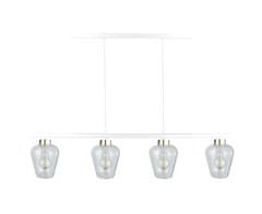 shumee Obesna svetilka 4xE27 FLOS WHITE/GOLD LONG