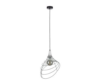 Greatstore Obesna svetilka 1xE27 ENYO SILVER