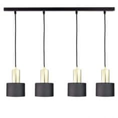 shumee Obesna svetilka 4xE27 LUCE BLACK GOLD