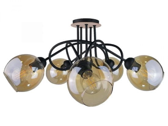 Greatstore Stropna svetilka 5xE27 VENUS WOOD