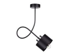 Greatstore Stropna svetilka 1xE27 SIMPLY BLACK/SILVER