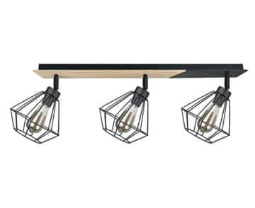 shumee Spot 3xE27 WESTA NATURAL/BLACK