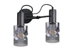 shumee Stenska svetilka 2xE27 INGER BLACK