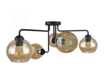 shumee Stropna svetilka 5xE27 MONDE BLACK