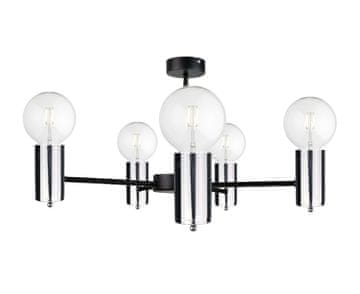 shumee Stropna svetilka 5xE27 ARDE BLACK/SILVER