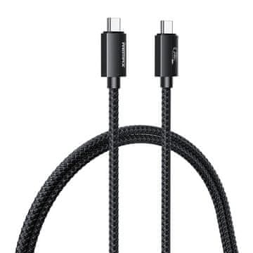 REMAX Ladon kabel USB-C do USB-C, USB4.0 RC-C039, 1m, 240W, (črn)