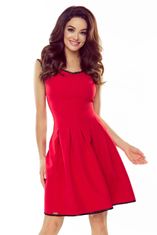 Amiatex Ženska obleka 452-4, rdeča, XL