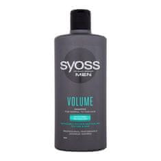 Syoss Men Volume Shampoo 440 ml šampon za povečanje volumna tankih las za moške
