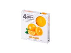 Tea Maxi 4 kosi Sveče z vonjem po pomaranči