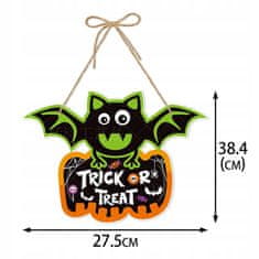 Korbi Dekoracija Halloween na Vrata Pajek 45 cm