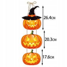 Korbi Halloween Dekoracija Zavesa Buča za Vrata 70cm