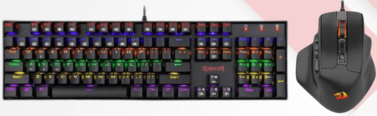 Redragon VARA K551 + BULLSEYE M806 RGB komplet tipkovnice in miške