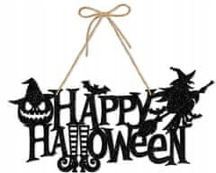 Korbi Halloween Okras za Vrata "Happy Halloween"