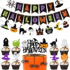 Korbi Halloween Girlanda Topper Set, 11 delni Korbi
