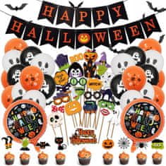 Korbi Set Girlanda Happy Halloween z Baloni 72 kosov