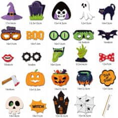 Korbi Set Girlanda Happy Halloween z Baloni 72 kosov