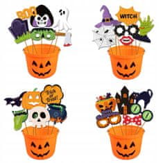 Korbi Set Girlanda Happy Halloween z Baloni 72 kosov