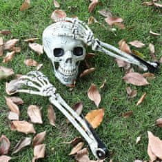 Korbi Halloween Dekoracija: Czaszka, Roke, Krokar Set