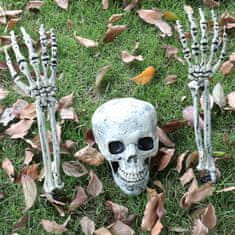 Korbi Halloween Dekoracija: Czaszka, Roke, Krokar Set