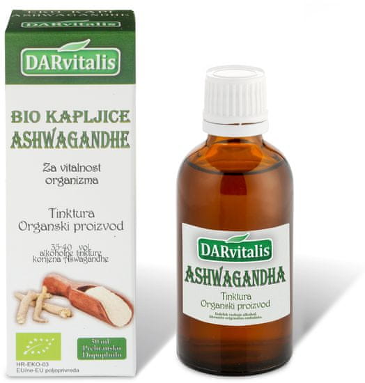 DARVITALIS Bio tinktura Ashwagandha 50 ml