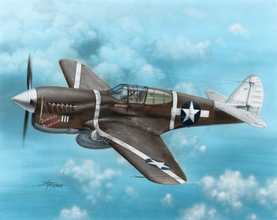 Special Hobby maketa-miniatura P-40F Warhawk "Guadalcanal Hawks" • maketa-miniatura 1:72 starodobna letala • Level 3