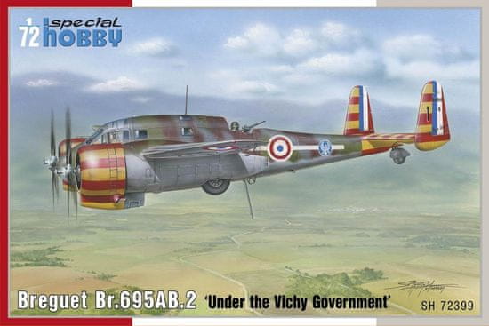 Special Hobby maketa-miniatura Breguet Br. 695AB.2 • maketa-miniatura 1:72 starodobna letala • Level 4